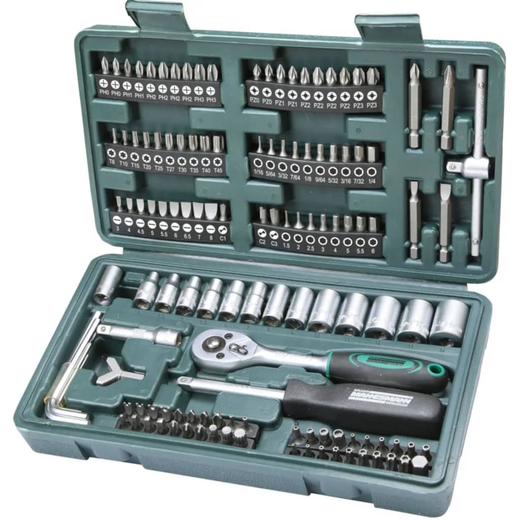 130 Piece Bit and Socket Set 29166