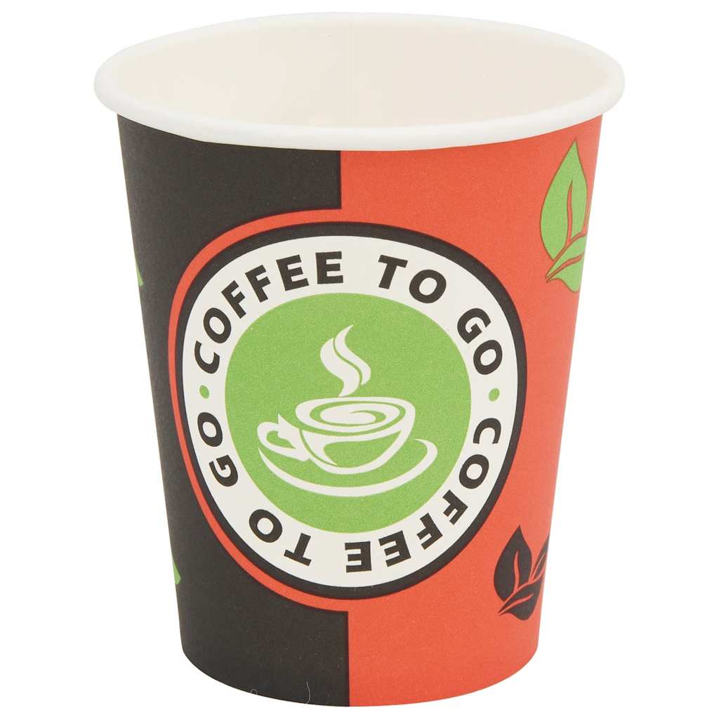 1000 pcs Disposable Coffee Cups Paper 240 ml (8 oz)