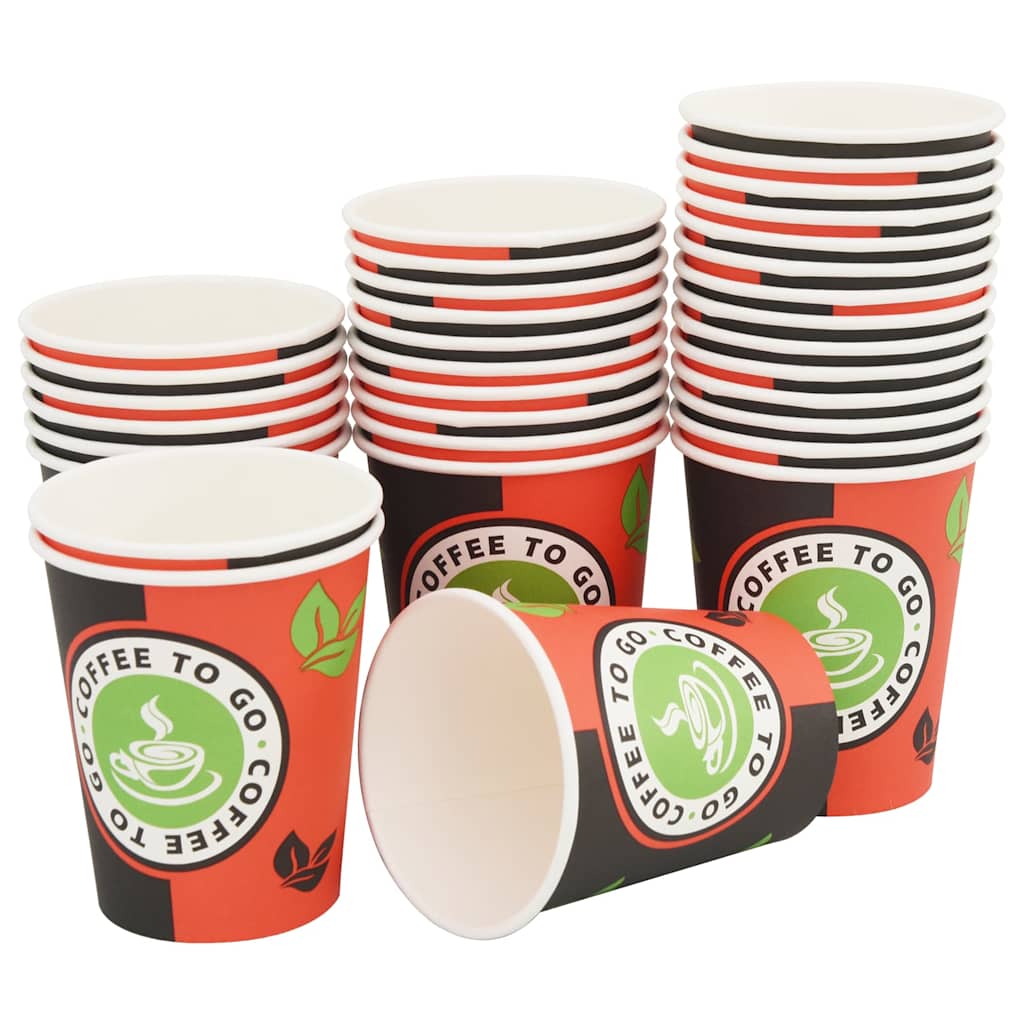 1000 pcs Disposable Coffee Cups Paper 240 ml (8 oz)