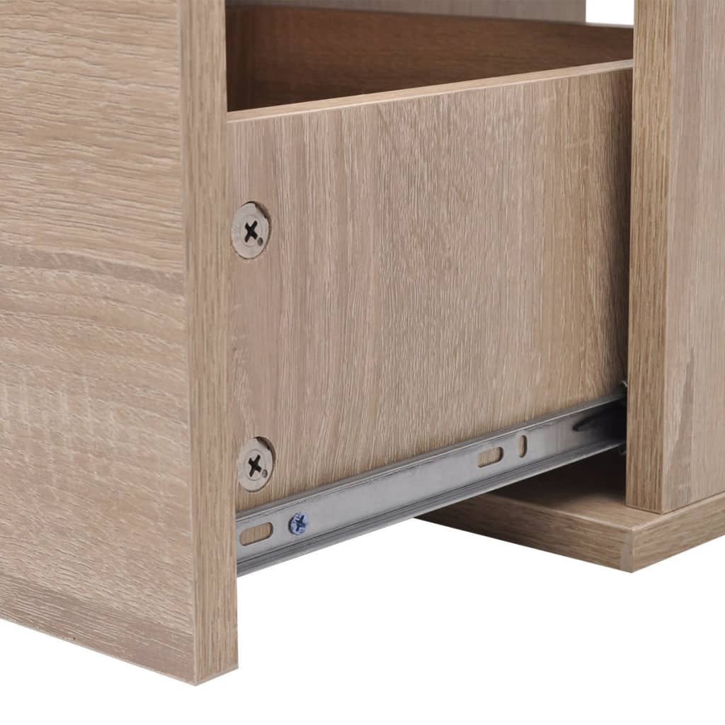 11 Piece Bathroom Furniture Set with Basin with Tap Beige