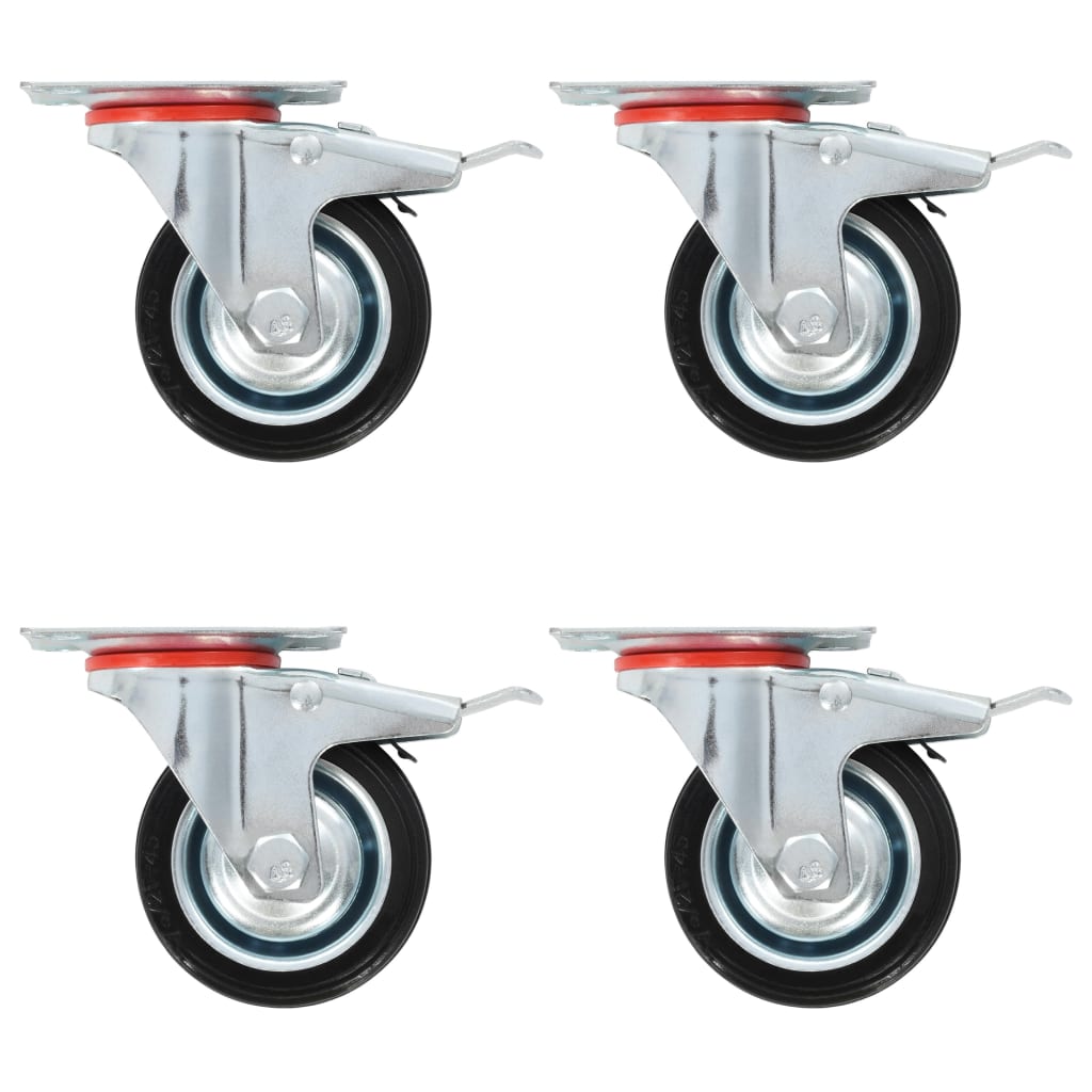 16 pcs Swivel Casters 75 mm