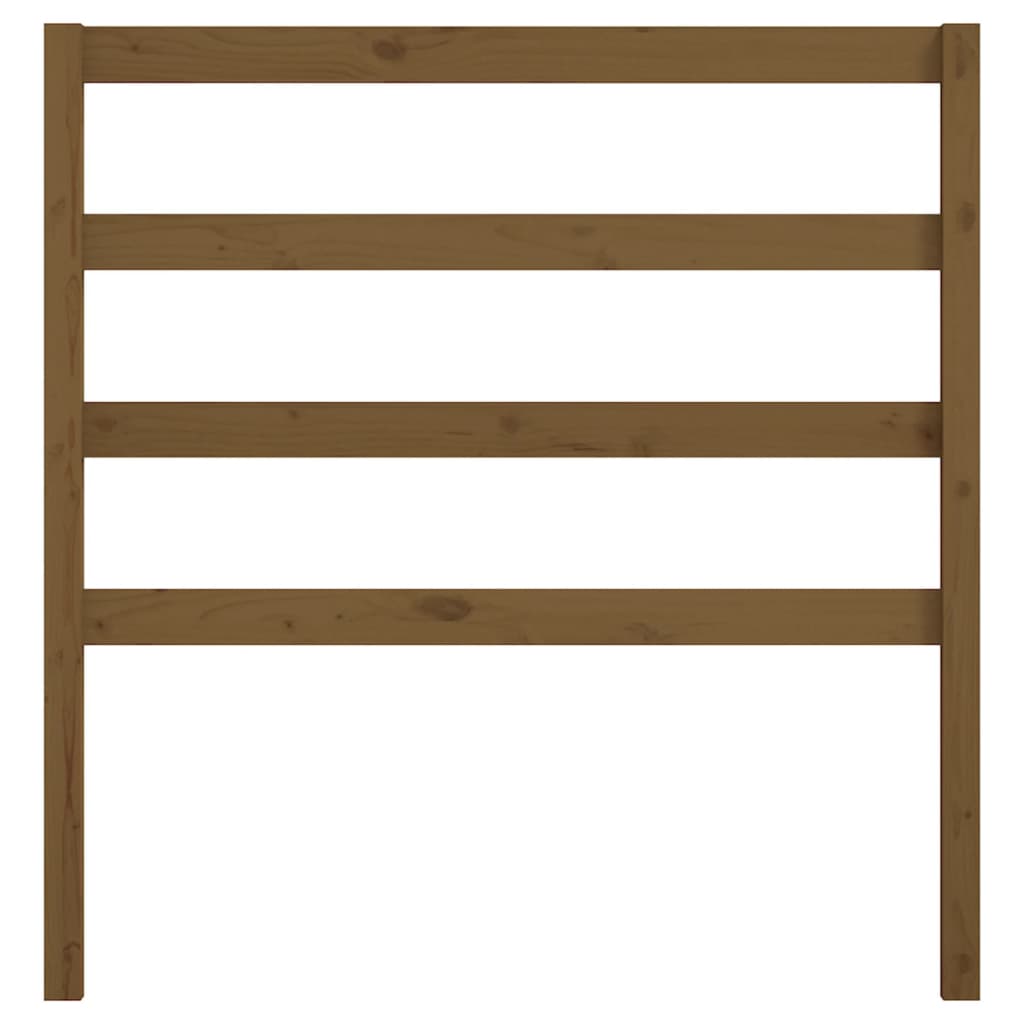 Bed Headboard Honey Brown 81x4x100 cm Solid Wood Pine