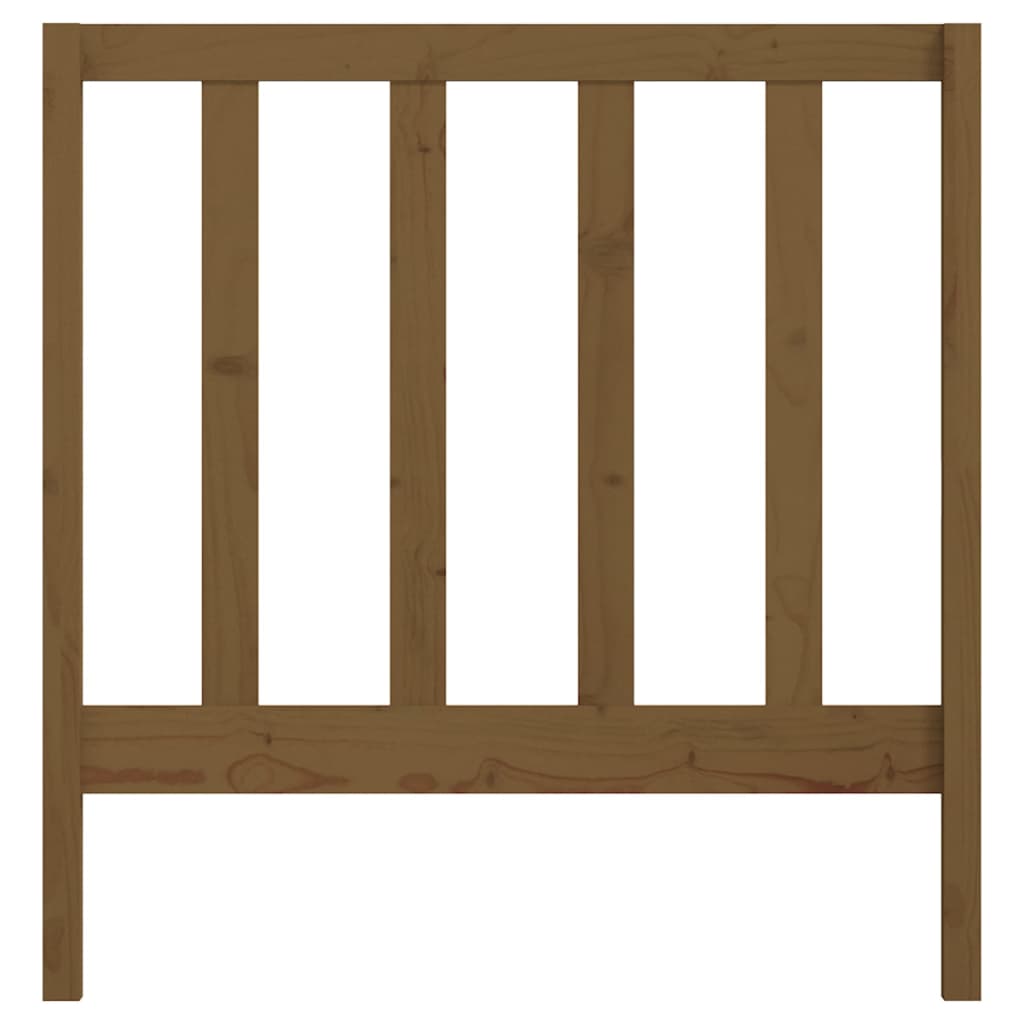 Bed Headboard Honey Brown 96x4x100 cm Solid Wood Pine