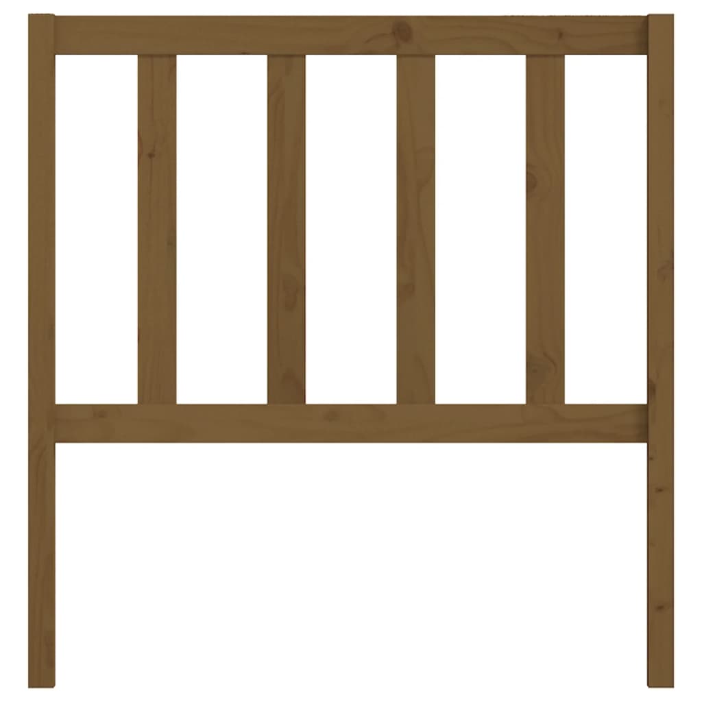 Bed Headboard Honey Brown 96x4x100 cm Solid Wood Pine
