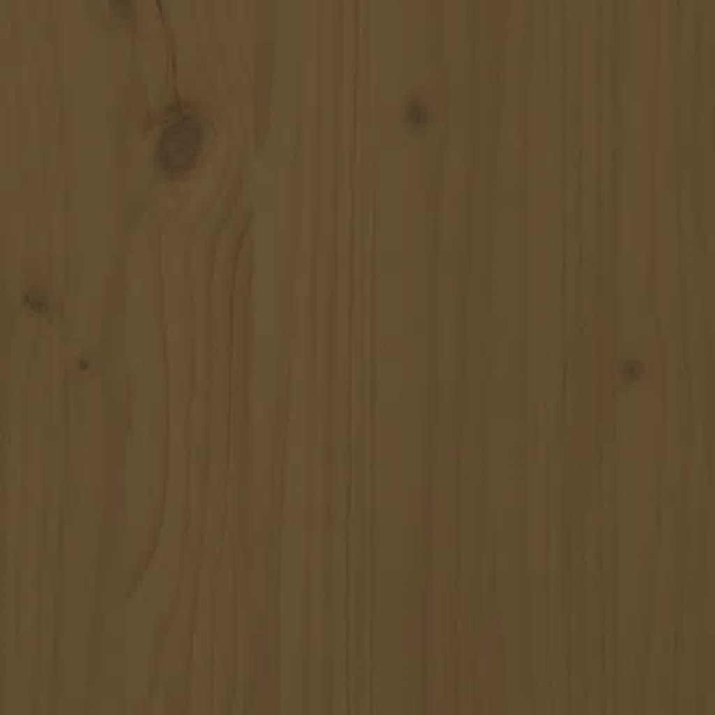 Bed Headboard Honey Brown 96x4x100 cm Solid Wood Pine