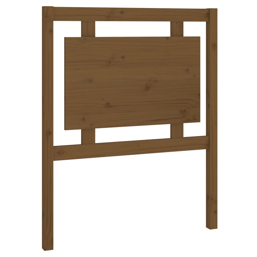 Bed Headboard Honey Brown 80.5x4x100 cm Solid Pine Wood