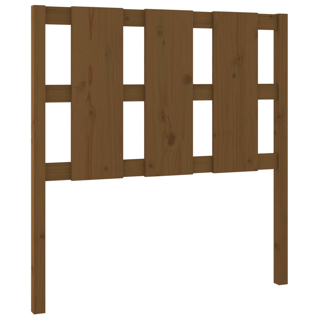 Bed Headboard Honey Brown 95.5x4x100 cm Solid Wood Pine