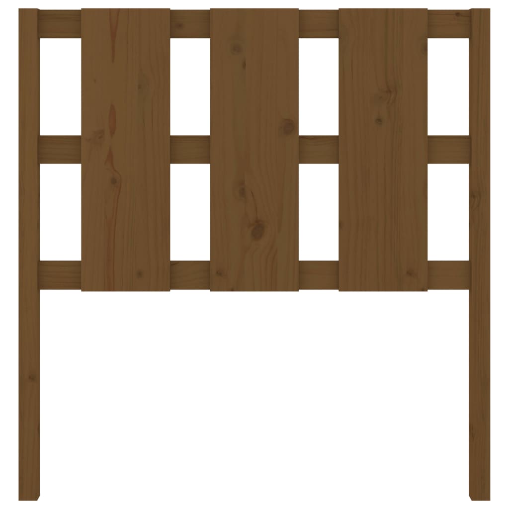 Bed Headboard Honey Brown 95.5x4x100 cm Solid Wood Pine