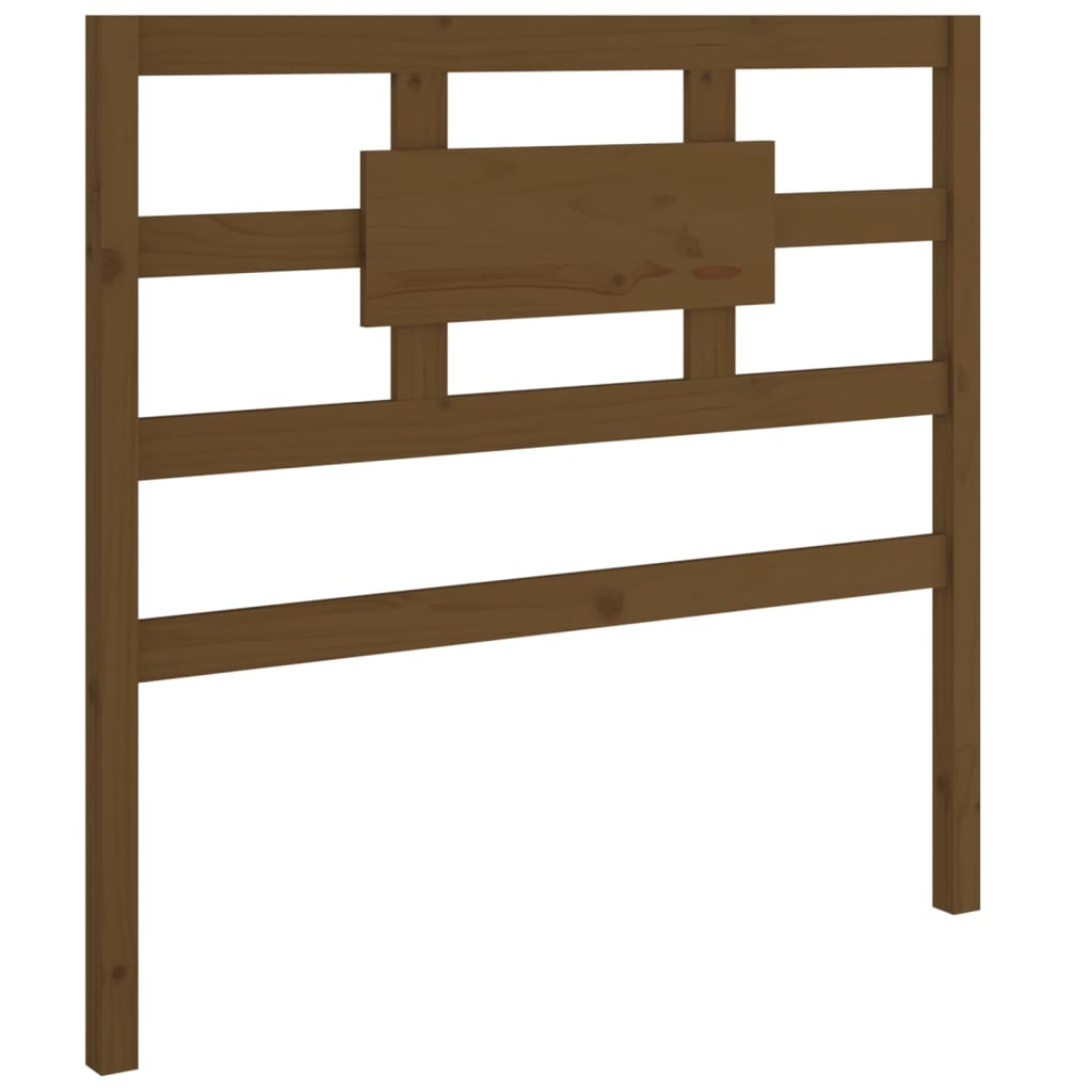 Bed Headboard Honey Brown 95.5x4x100 cm Solid Wood Pine