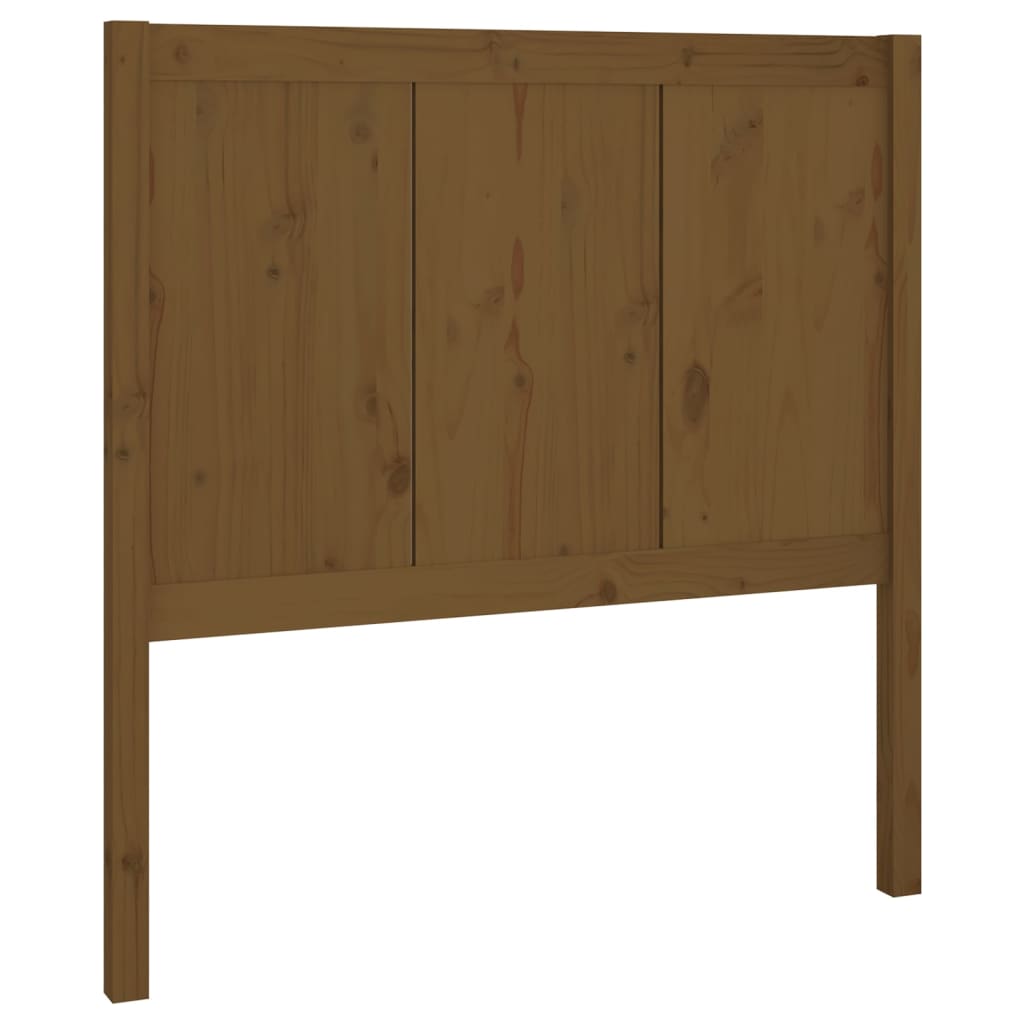 Bed Headboard Honey Brown 95.5x4x100 cm Solid Pine Wood