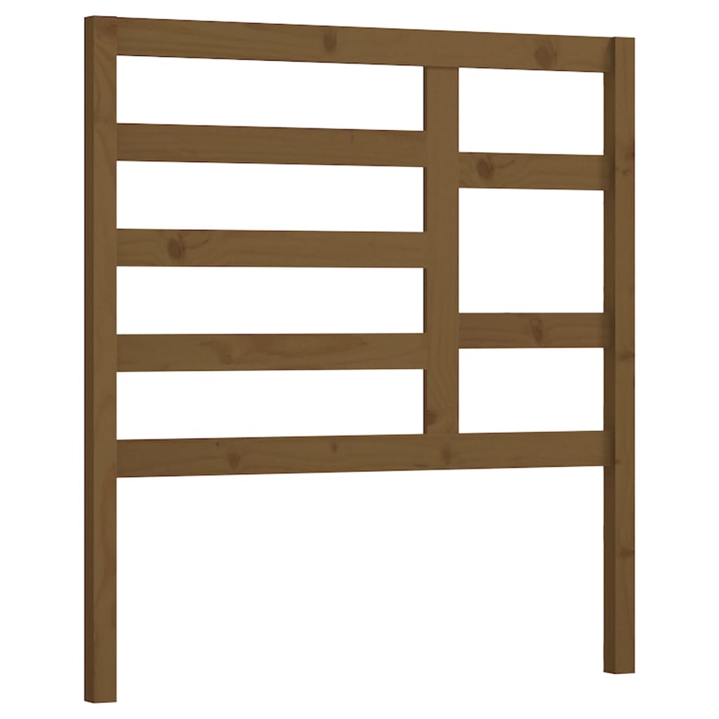 Bed Headboard Honey Brown 96x4x104 cm Solid Wood Pine