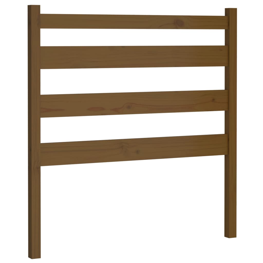 Bed Headboard Honey Brown 96x4x100 cm Solid Wood Pine