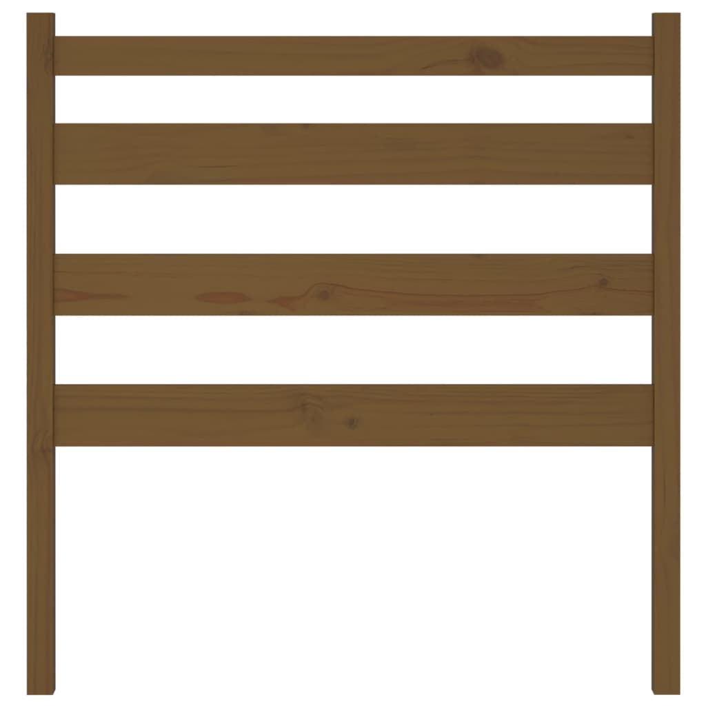 Bed Headboard Honey Brown 96x4x100 cm Solid Wood Pine