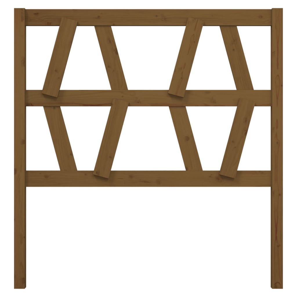 Bed Headboard Honey Brown 96x4x100 cm Solid Wood Pine