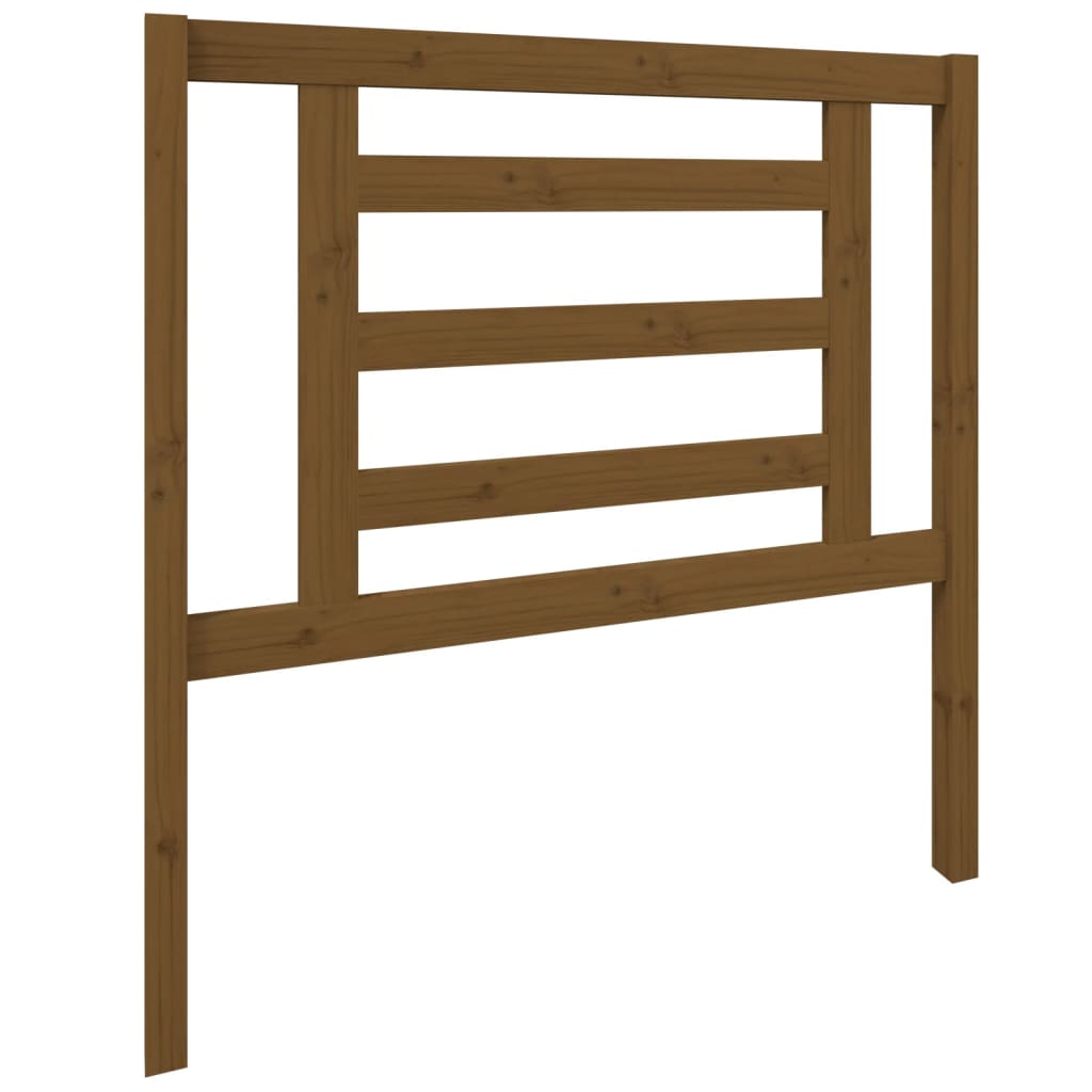 Bed Headboard Honey Brown 96x4x100 cm Solid Wood Pine