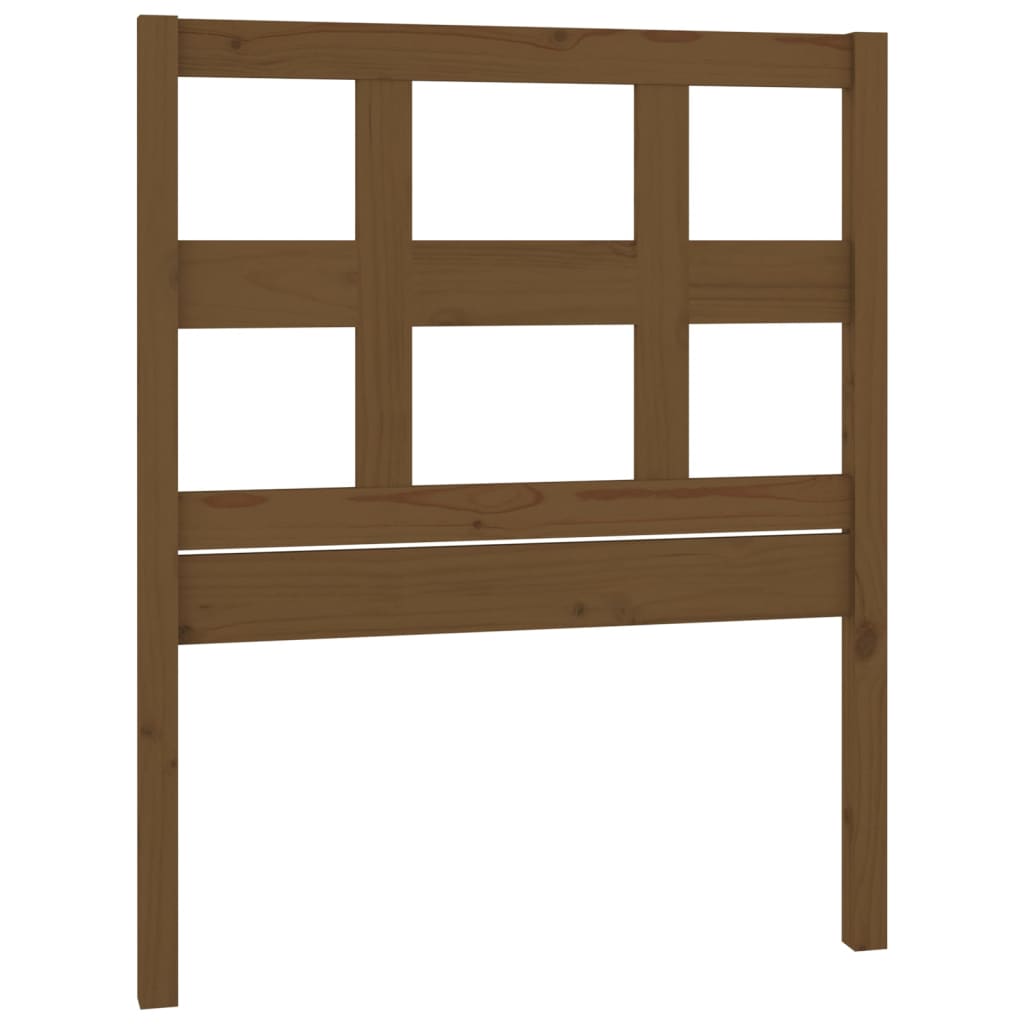 Bed Headboard Honey Brown 95.5x4x100 cm Solid Wood Pine