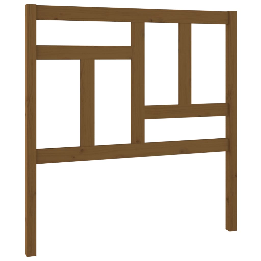 Bed Headboard Honey Brown 95.5x4x100 cm Solid Wood Pine