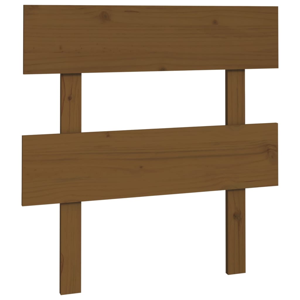 Bed Headboard Honey Brown 93.5x3x81 cm Solid Wood Pine