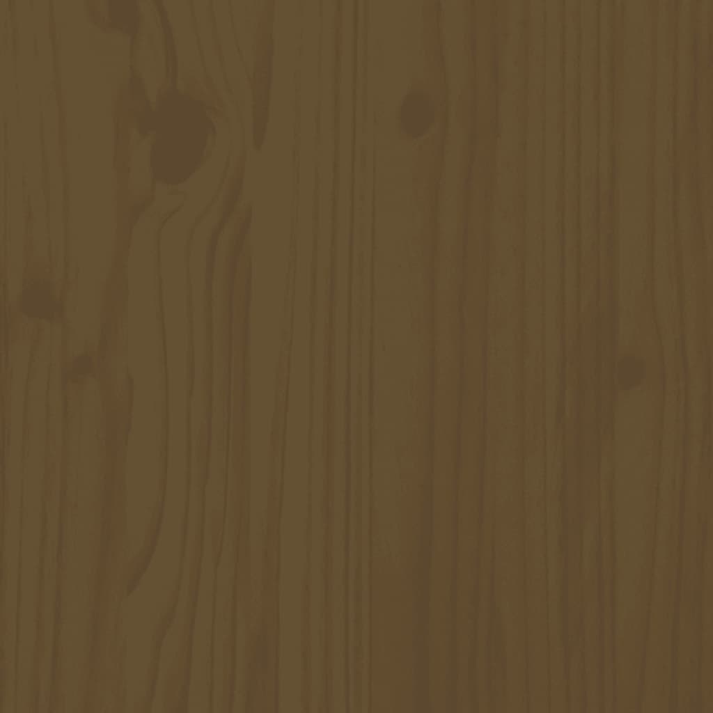 Bed Headboard Honey Brown 93.5x3x81 cm Solid Wood Pine