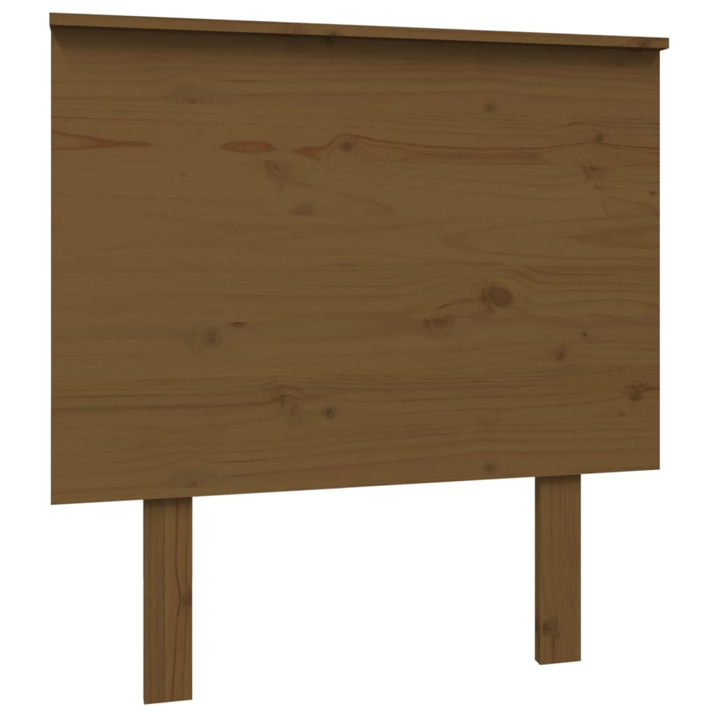 Bed Headboard Honey Brown 79x6x82.5 cm Solid Wood Pine