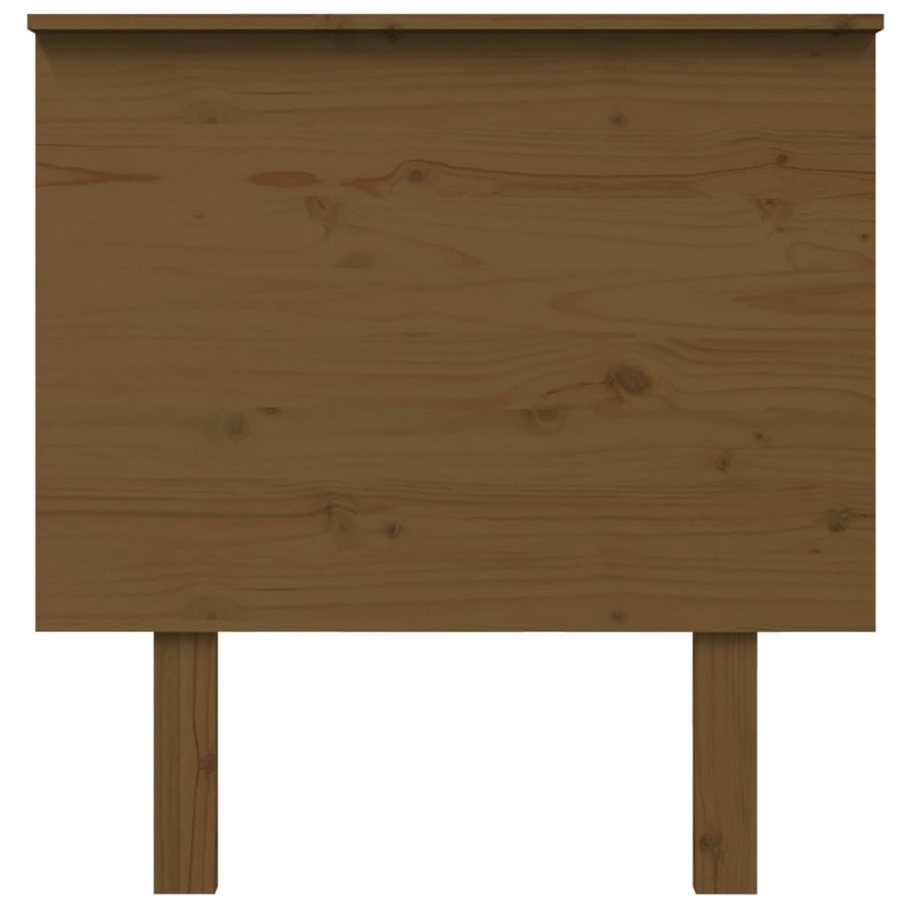 Bed Headboard Honey Brown 79x6x82.5 cm Solid Wood Pine