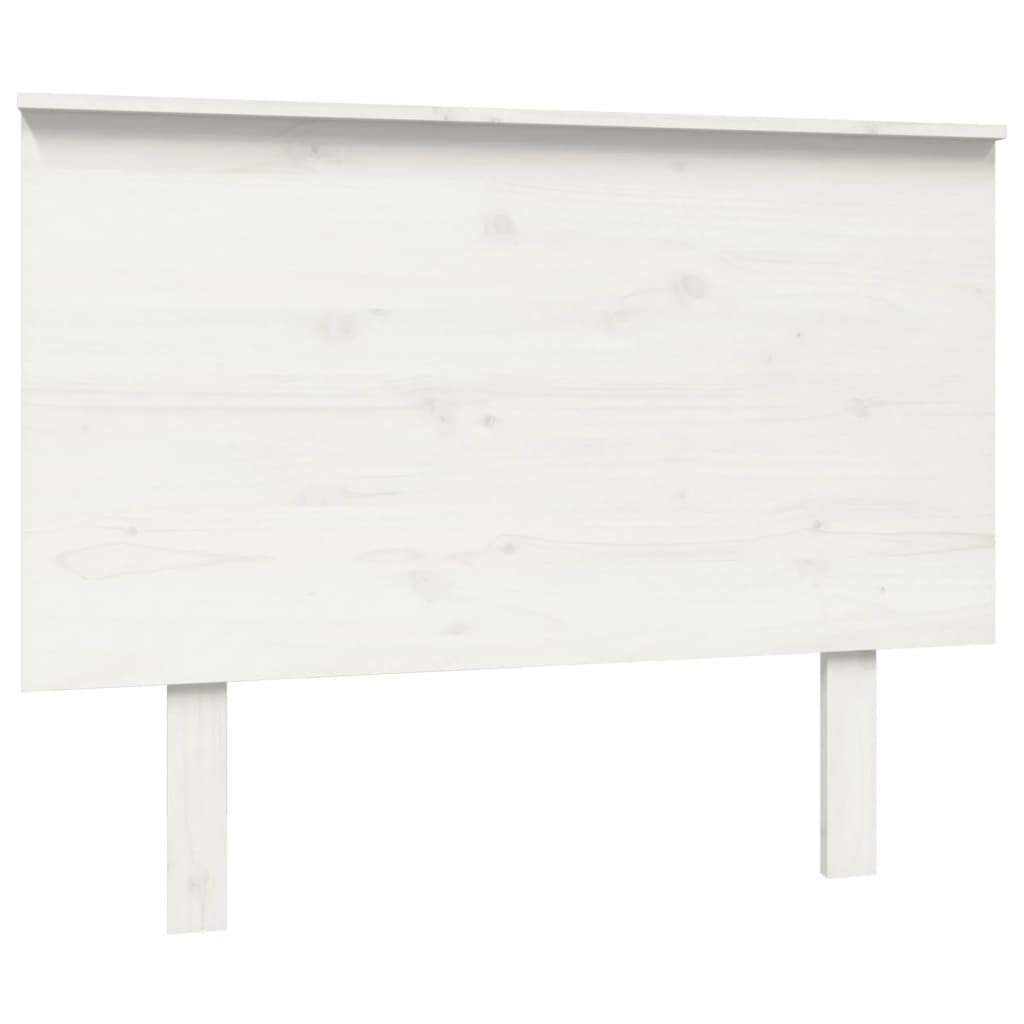 Bed Headboard White 104x6x82.5 cm Solid Wood Pine