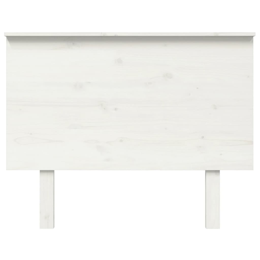 Bed Headboard White 104x6x82.5 cm Solid Wood Pine