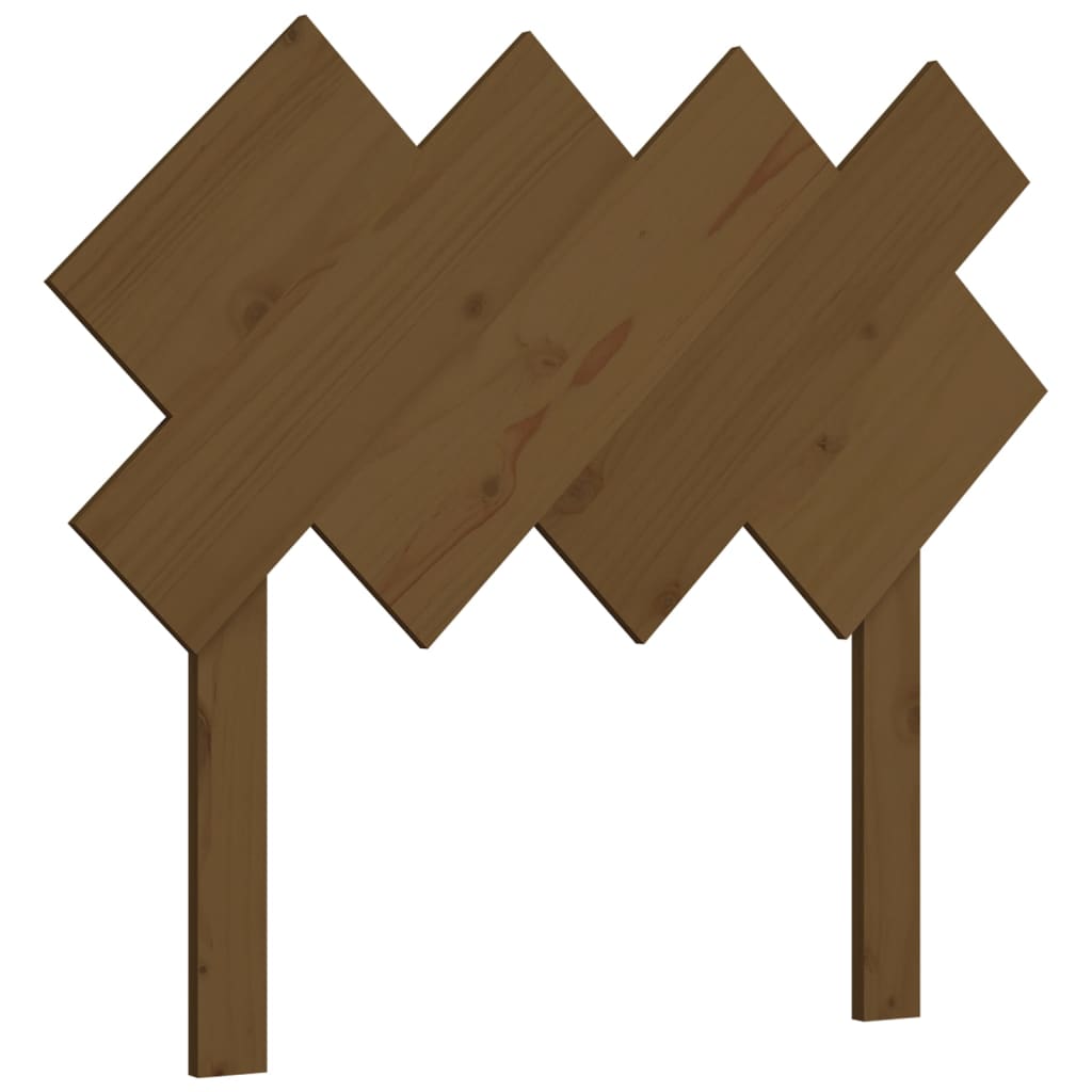 Bed Headboard Honey Brown 92x3x81 cm Solid Wood Pine