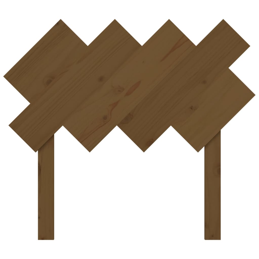 Bed Headboard Honey Brown 92x3x81 cm Solid Wood Pine