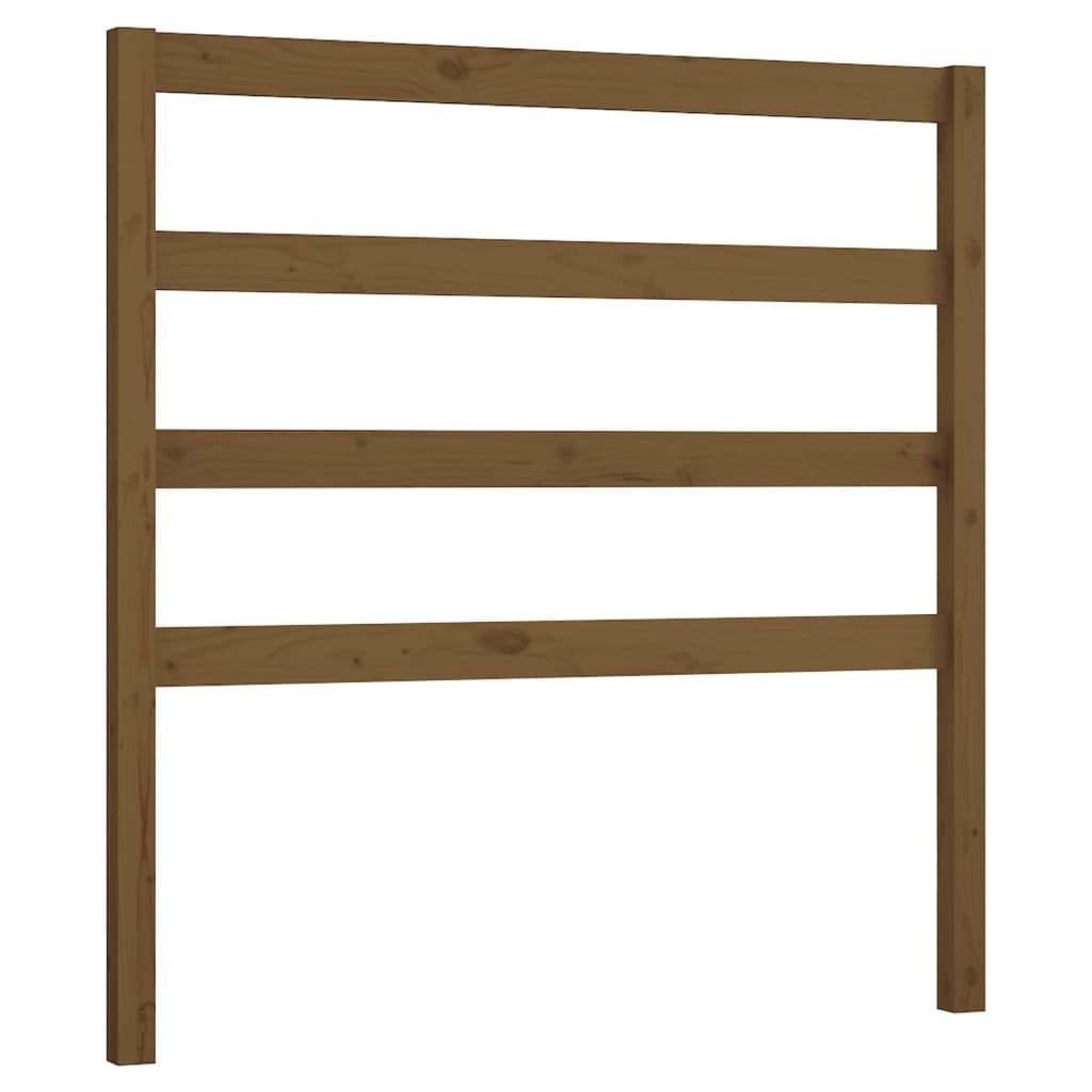 Bed Headboard Honey Brown 95x4x100 cm Solid Wood Pine