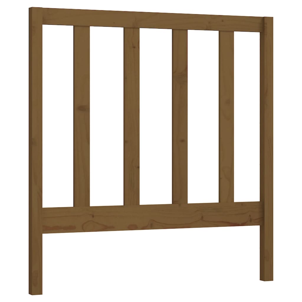 Bed Headboard Honey Brown 95x4x100 cm Solid Wood Pine
