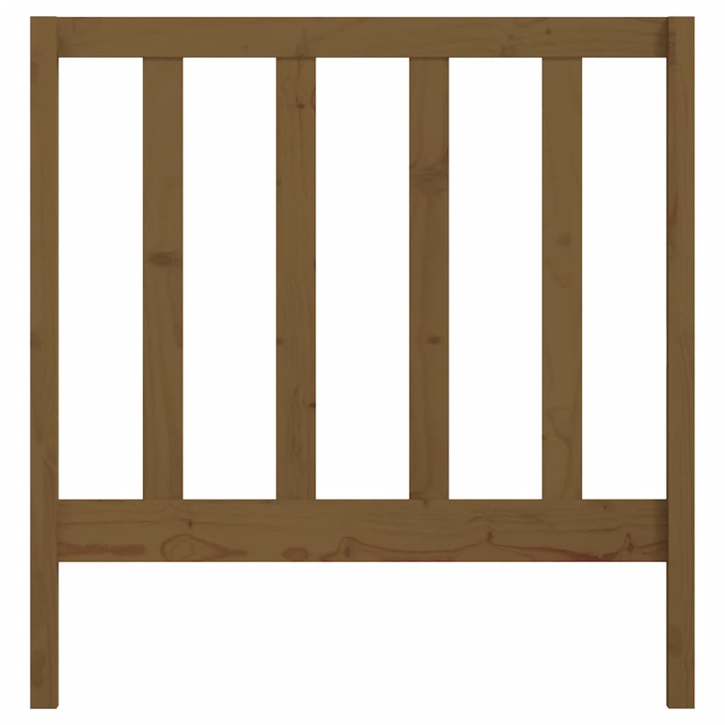 Bed Headboard Honey Brown 95x4x100 cm Solid Wood Pine