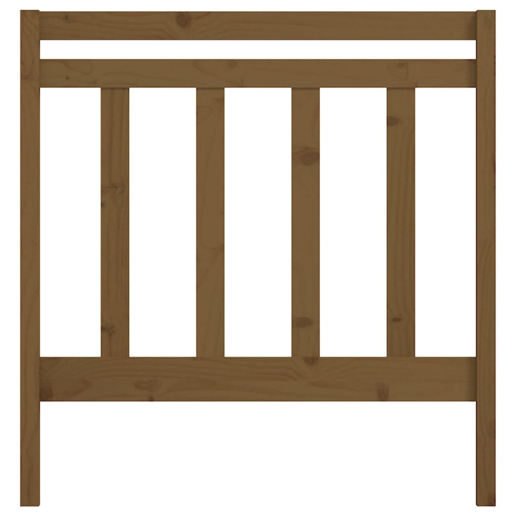 Bed Headboard Honey Brown 95x4x100 cm Solid Wood Pine