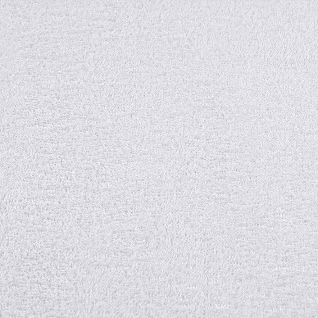 12 Piece Towel Set White 360 gsm 100% Cotton