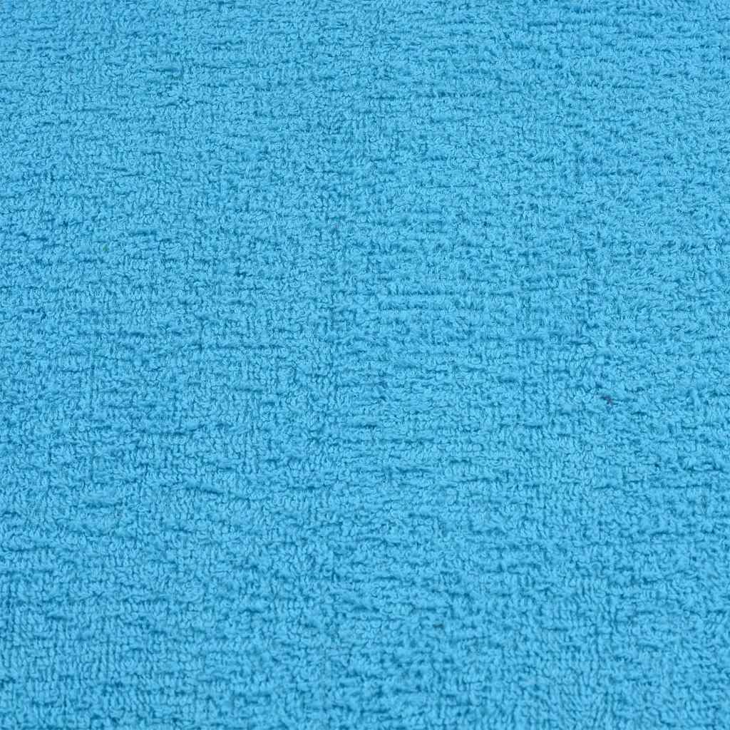 12 Piece Towel Set Turquoise 360 gsm 100% Cotton