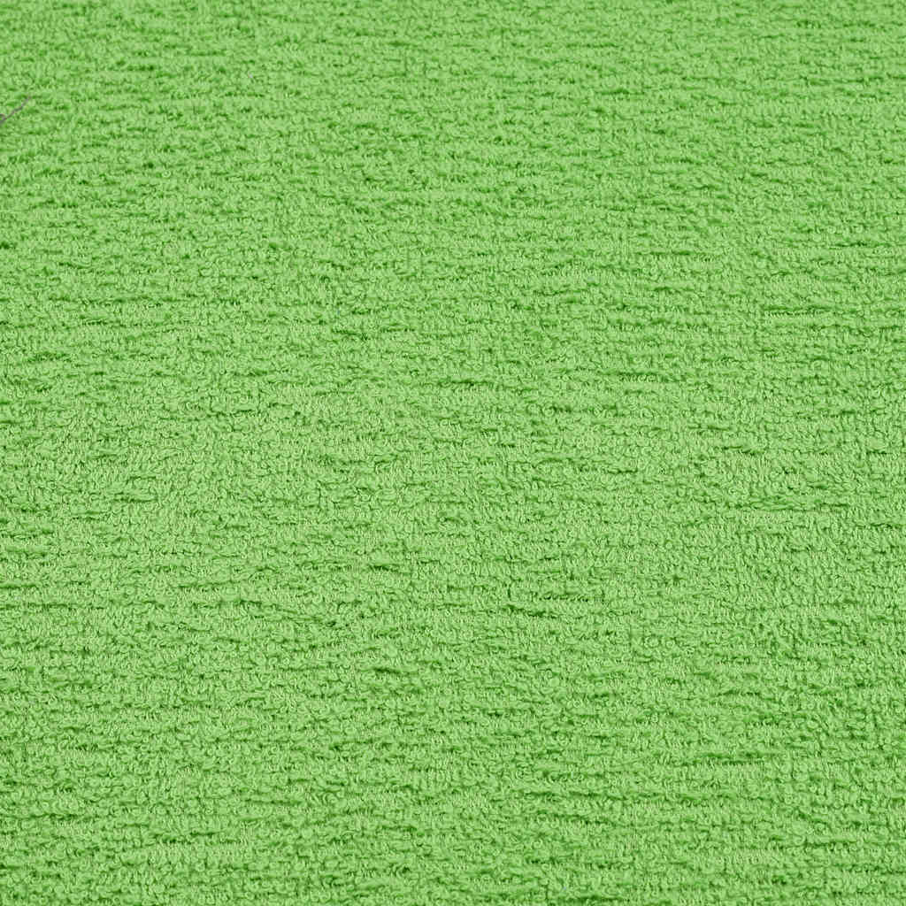12 Piece Towel Set Apple Green 360 gsm 100% Cotton