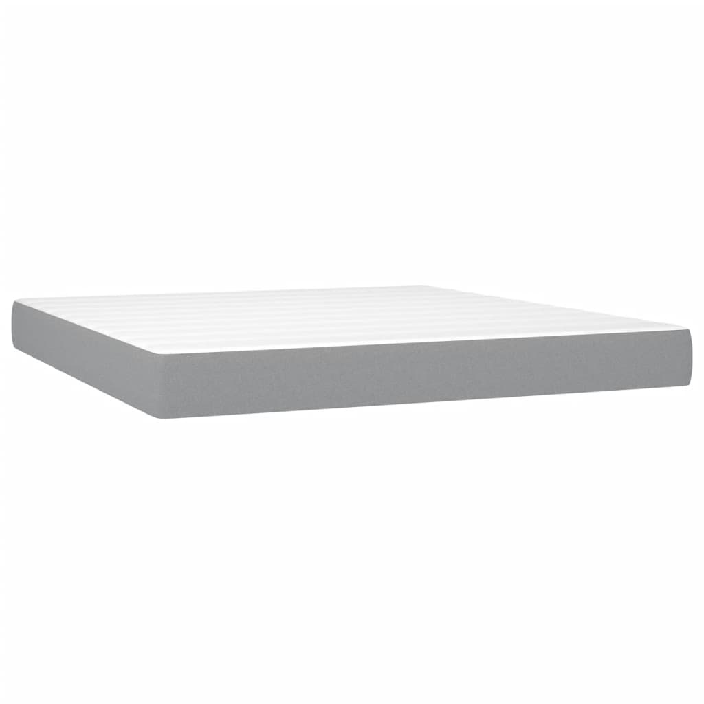 Bed with Mattress White 160x200 cm Solid Wood Pine