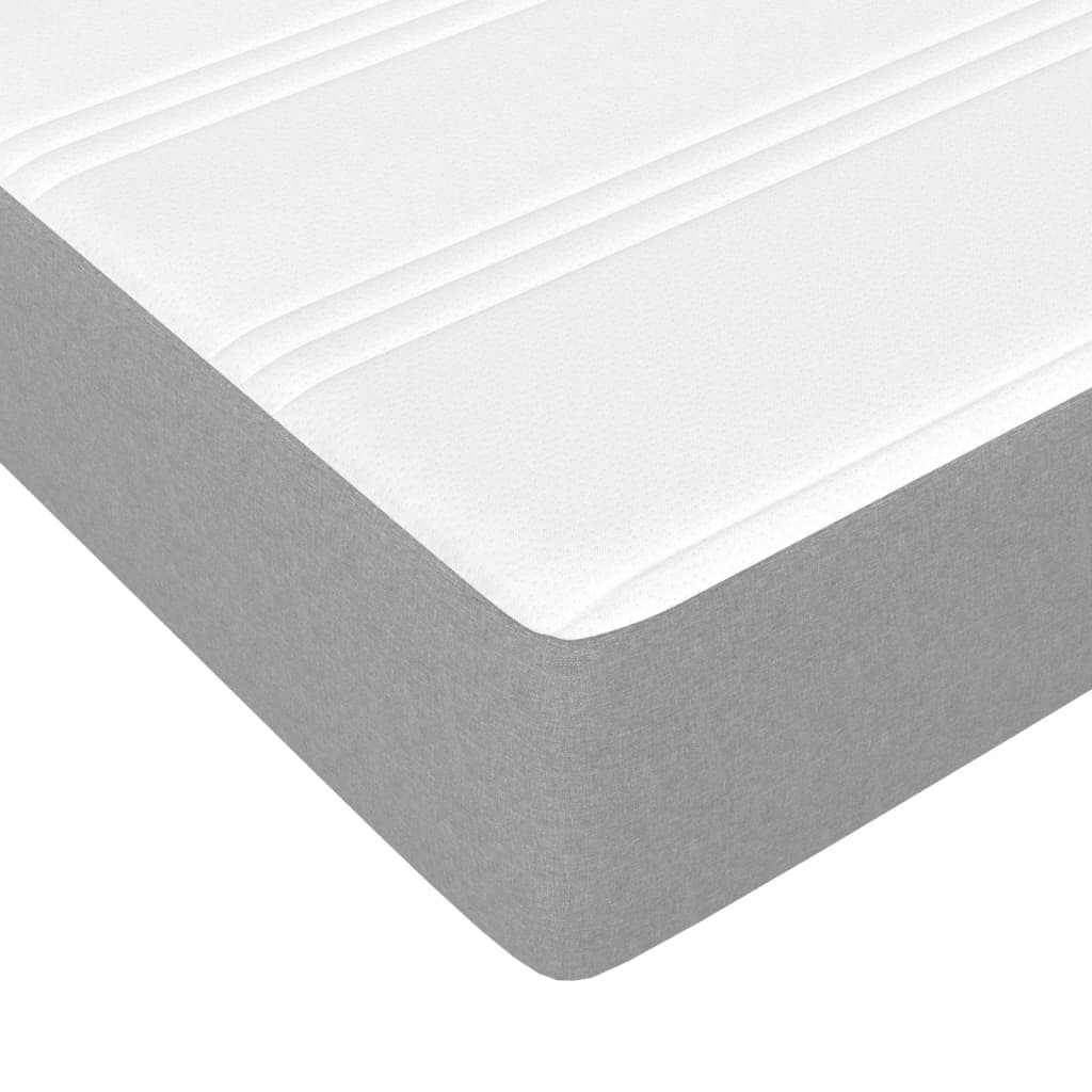 Bed with Mattress White 160x200 cm Solid Wood Pine