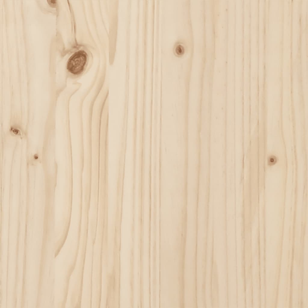 Bed with Mattress 140x200 cm Solid Wood Pine