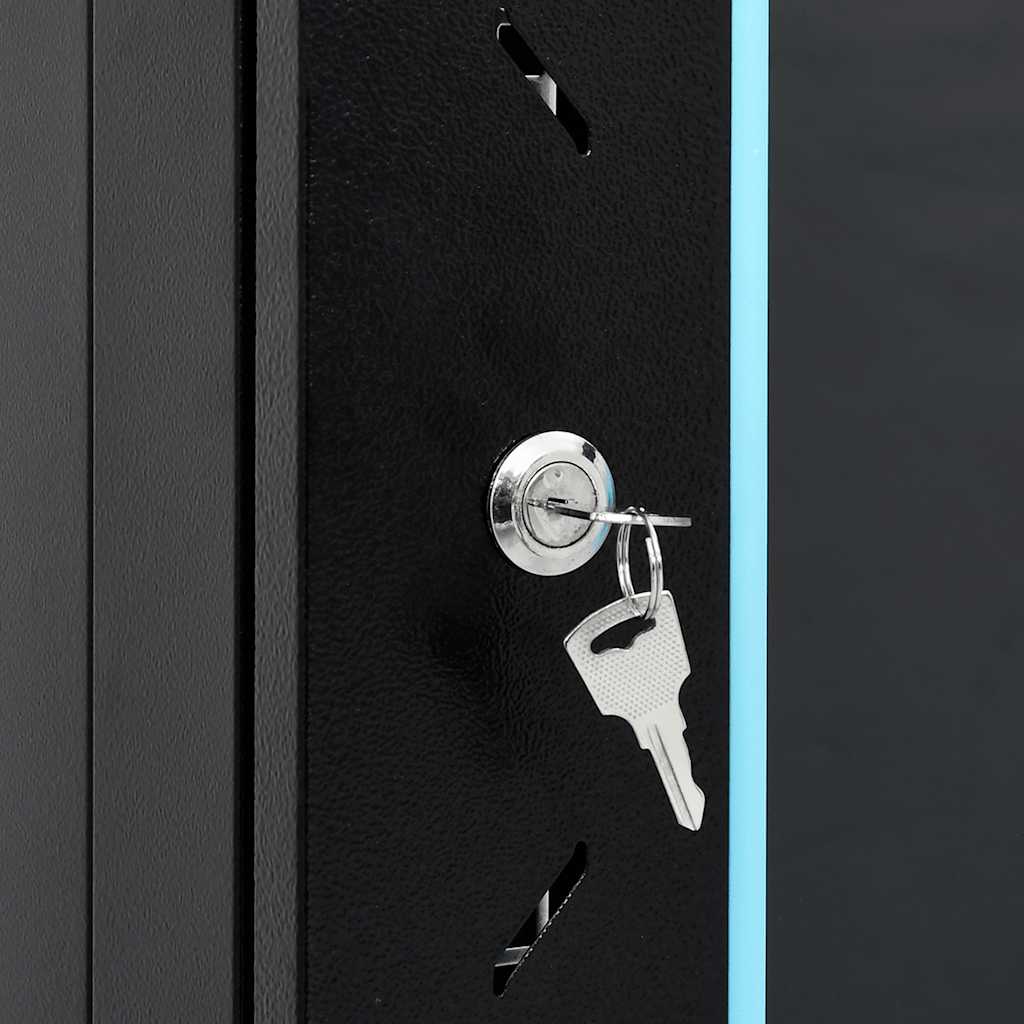 15U Network Cabinet with Swivel Feet 19" IP20 60x45x86 cm