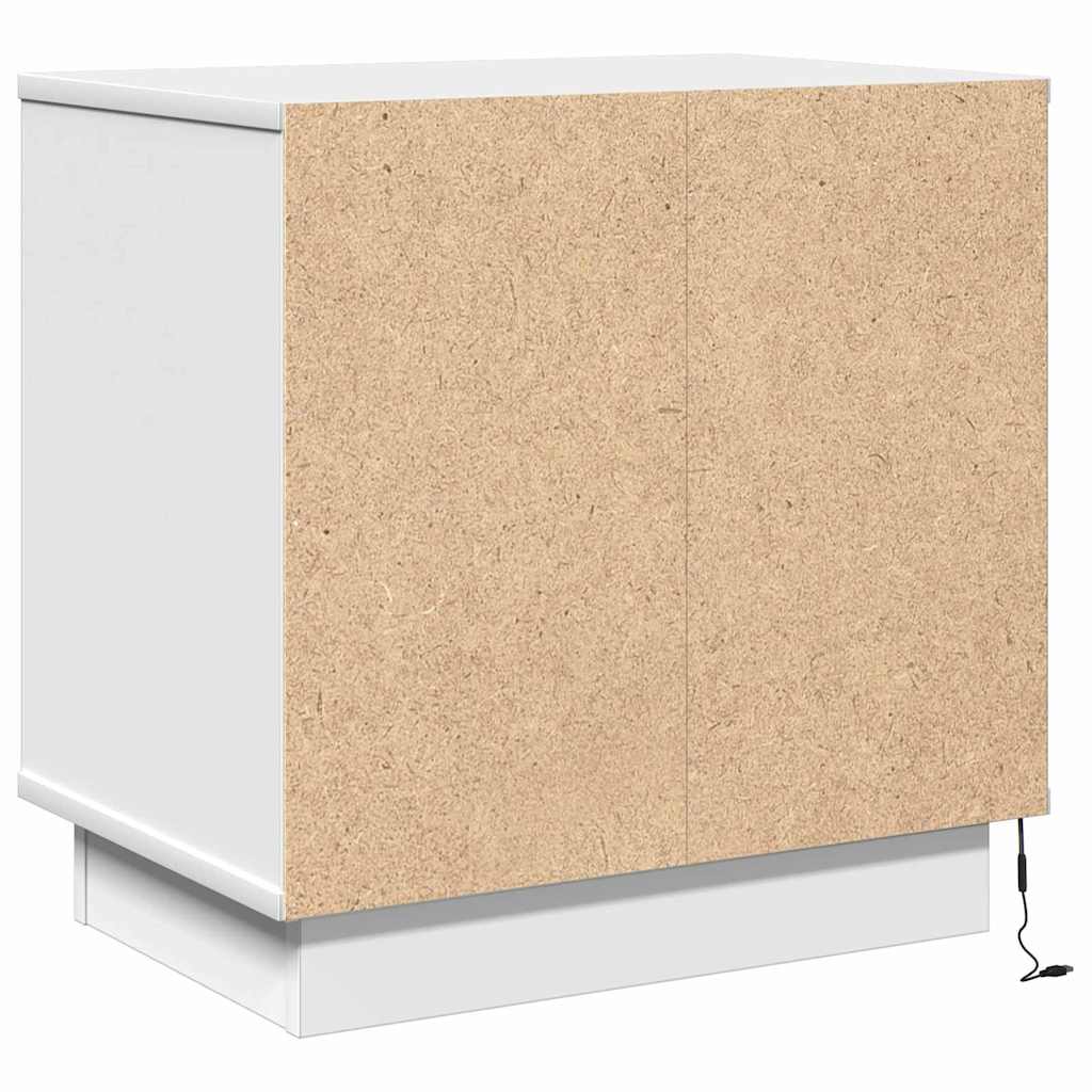 Bedside Cabinet 2 pcs White 50 x 34.5 x 50 cm Engineered wood