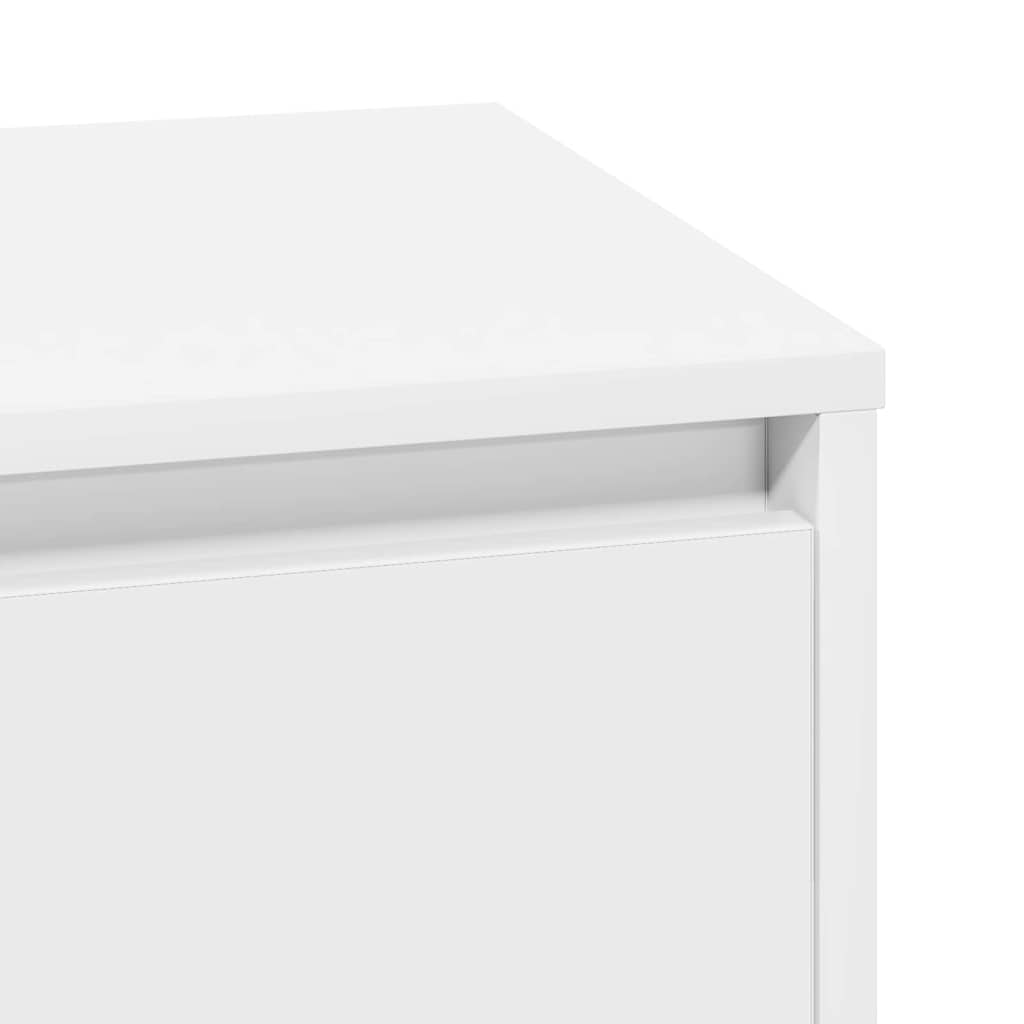 Bedside Cabinet 2 pcs White 39 x 34.5 x 50 cm Engineered wood