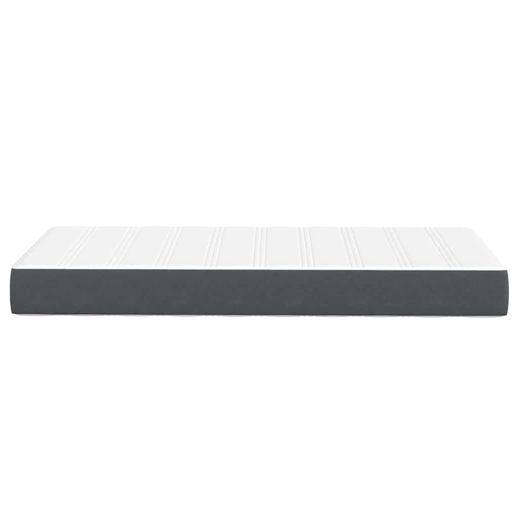 Bed Mattress with Mattress Grey 80 x 200 cm Fabric