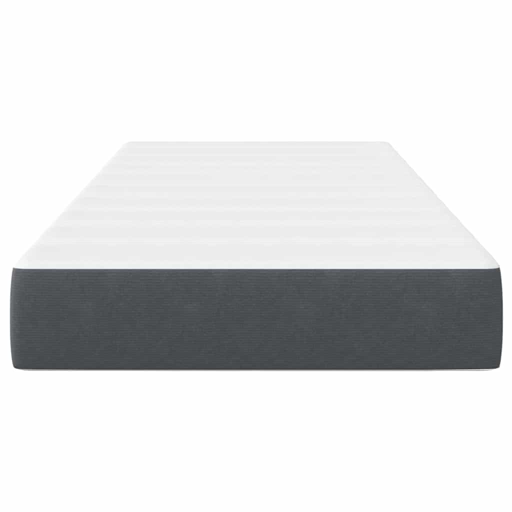Bed Mattress with Mattress Grey 80 x 200 cm Fabric