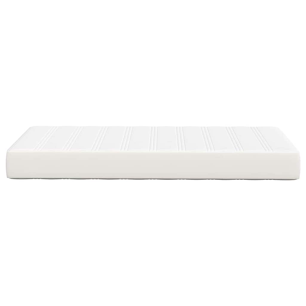 Bed Mattress with Mattress Cream 80 x 200 cm Fabric