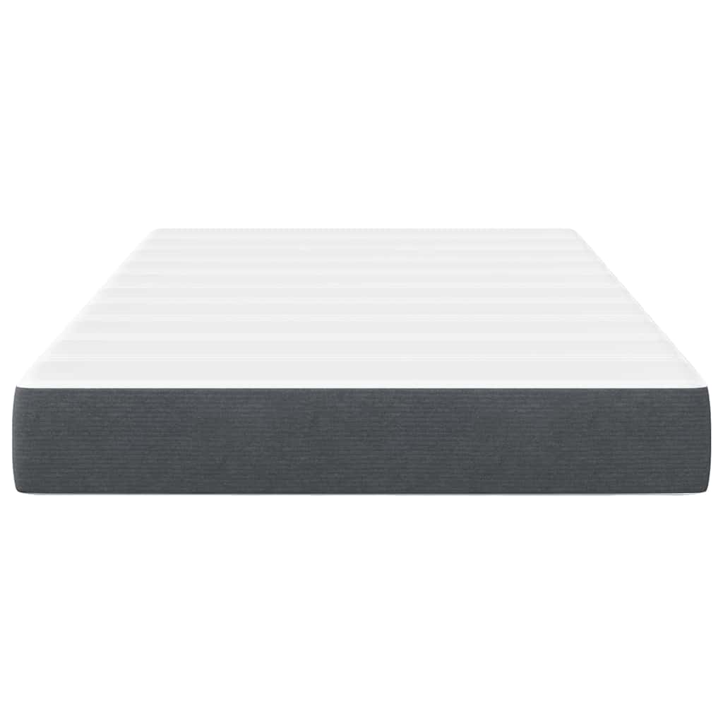 Bed Mattress with Mattress Grey 120 x 200 cm Fabric