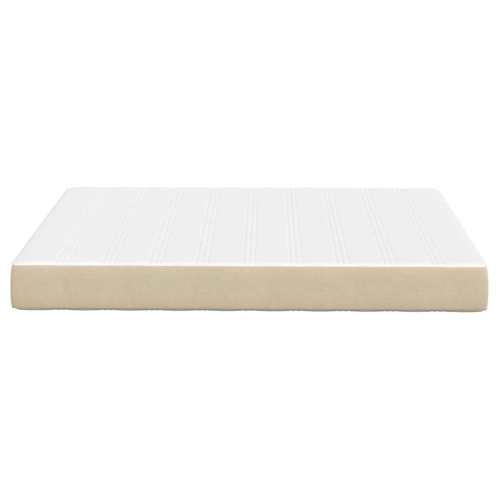 Bed Mattress with Mattress Green 140 x 190 cm Fabric