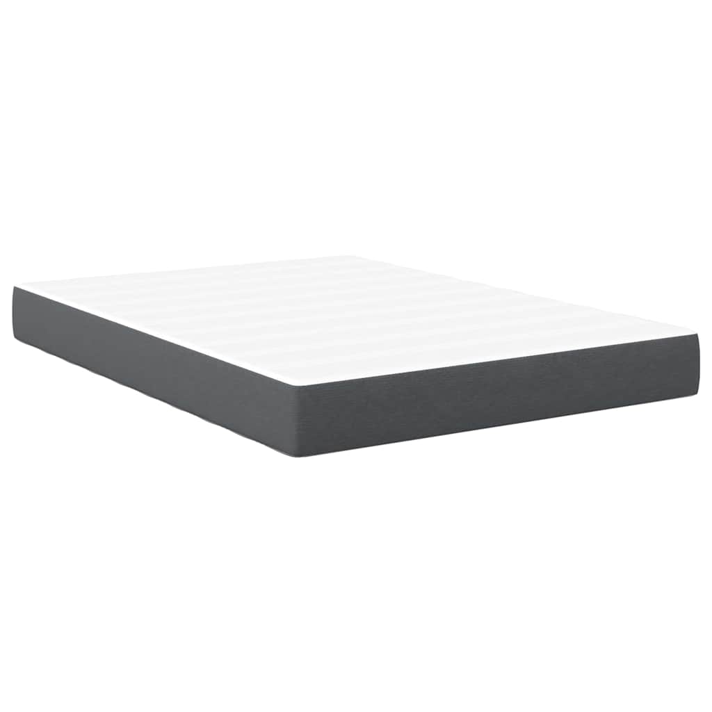 Bed Mattress with Mattress Grey 160 x 200 cm Fabric