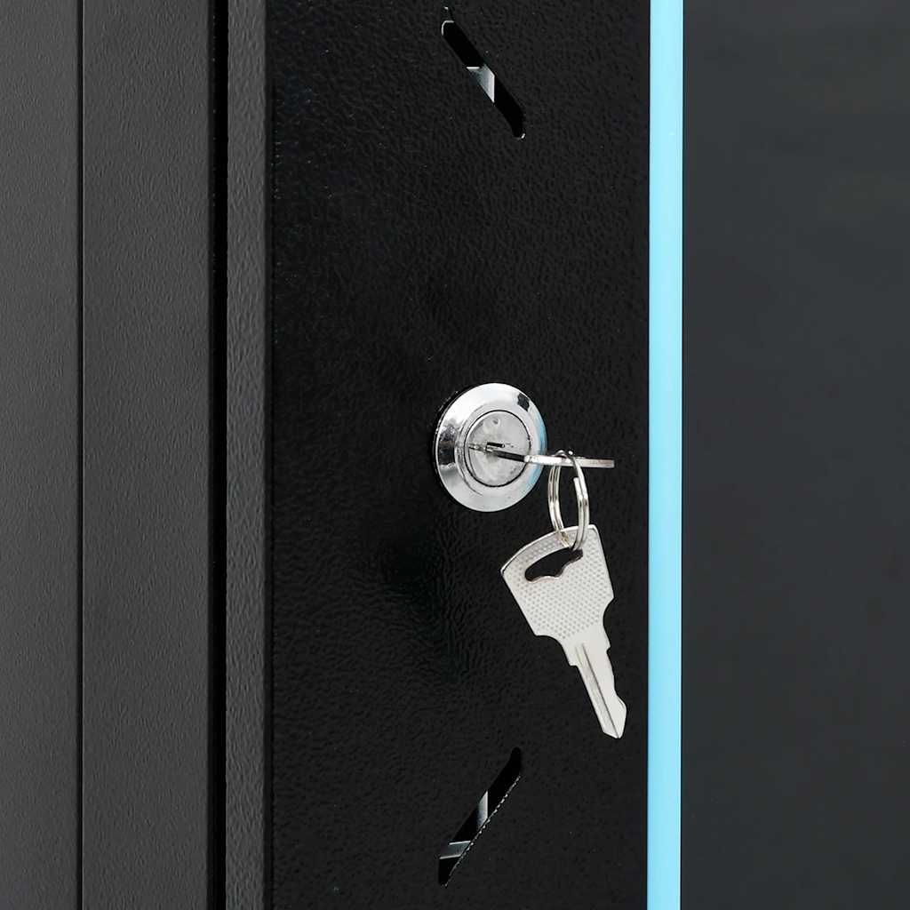 15U Network Cabinet 19" IP20 Black 60x45x86 cm