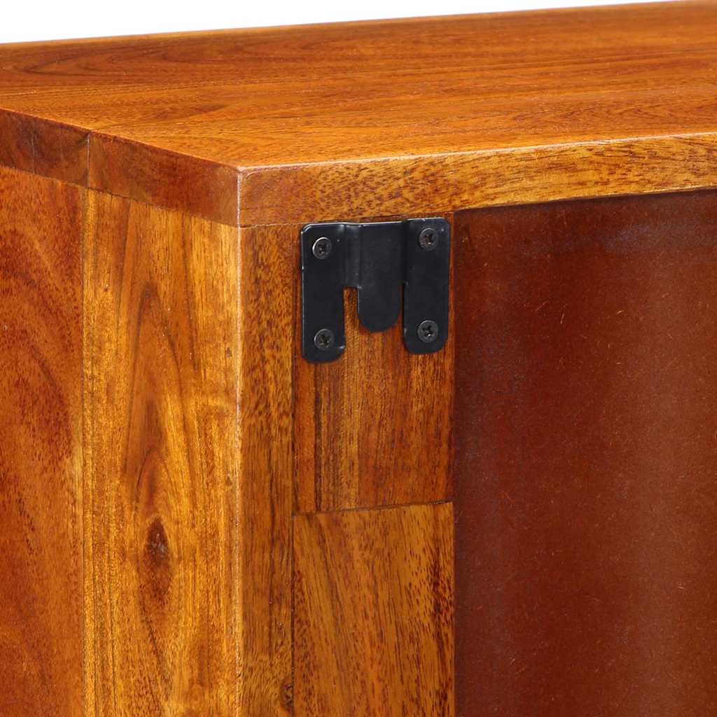 Bedside Cabinet 2 pcs Brown 35 x 30 x 40 cm Solid acacia wood